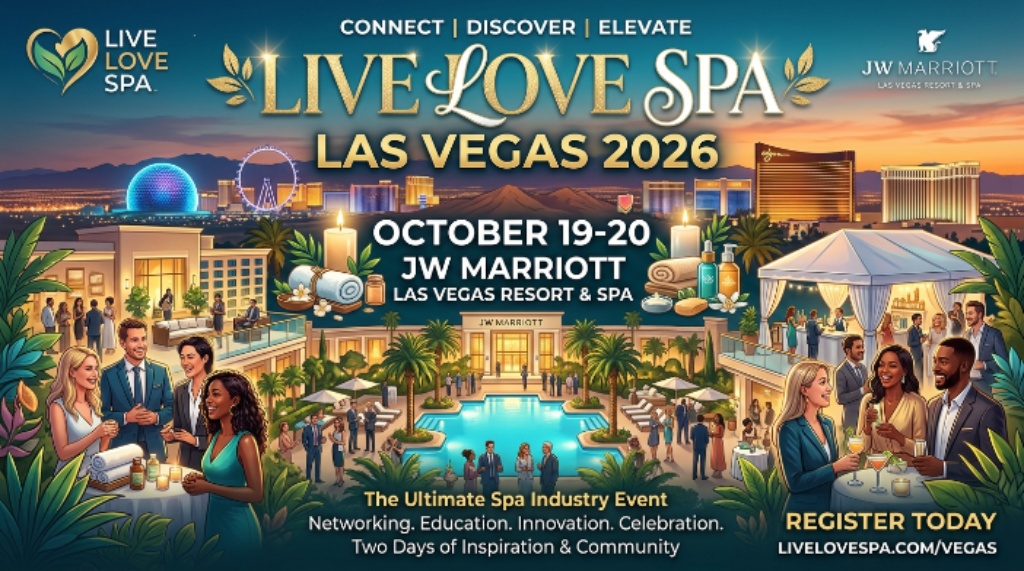 Live Love Spa Las Vegas 2026 event at JW Marriott October 19 20